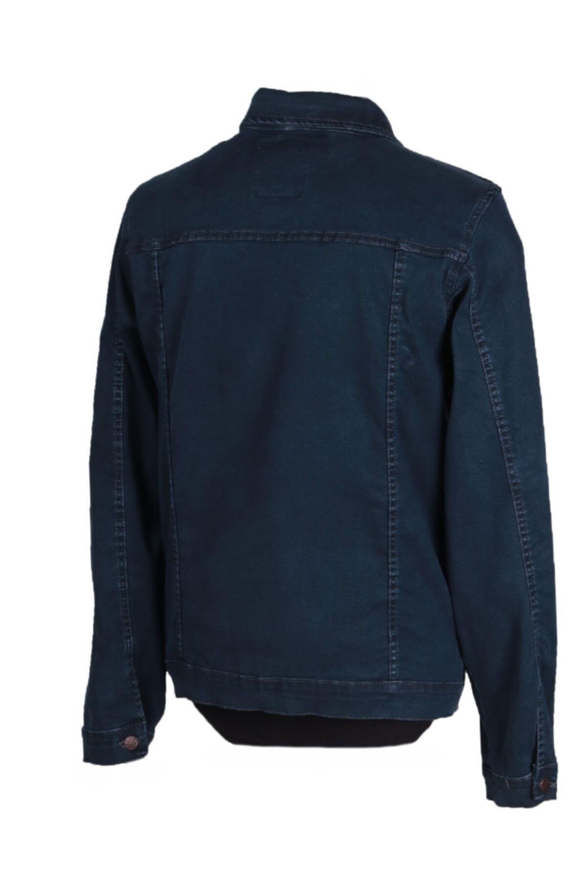 Erkek Denim Mont Kot Ceket Likralı Rahat