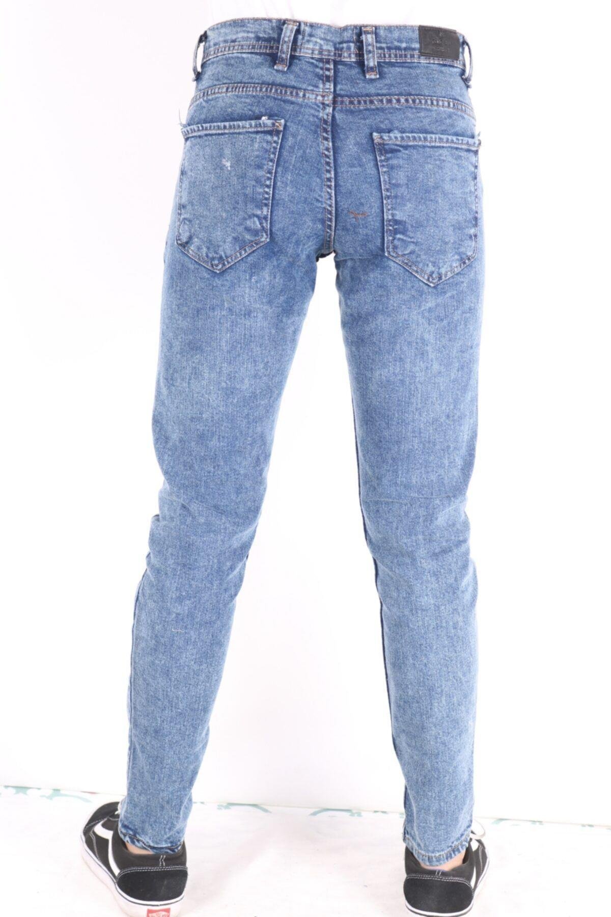 Erkek Denim Pantolon Trend Kot Giyim Kar Yıkama Jeans
