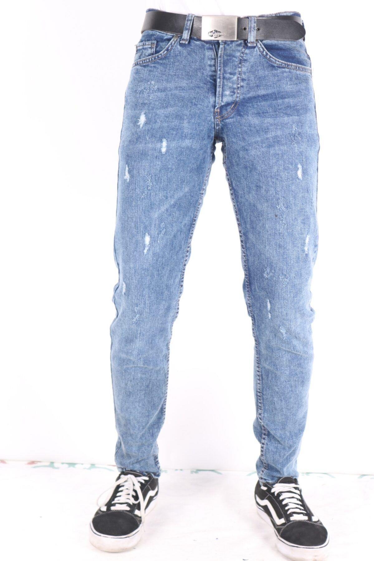 Erkek Denim Pantolon Trend Kot Giyim Kar Yıkama Jeans