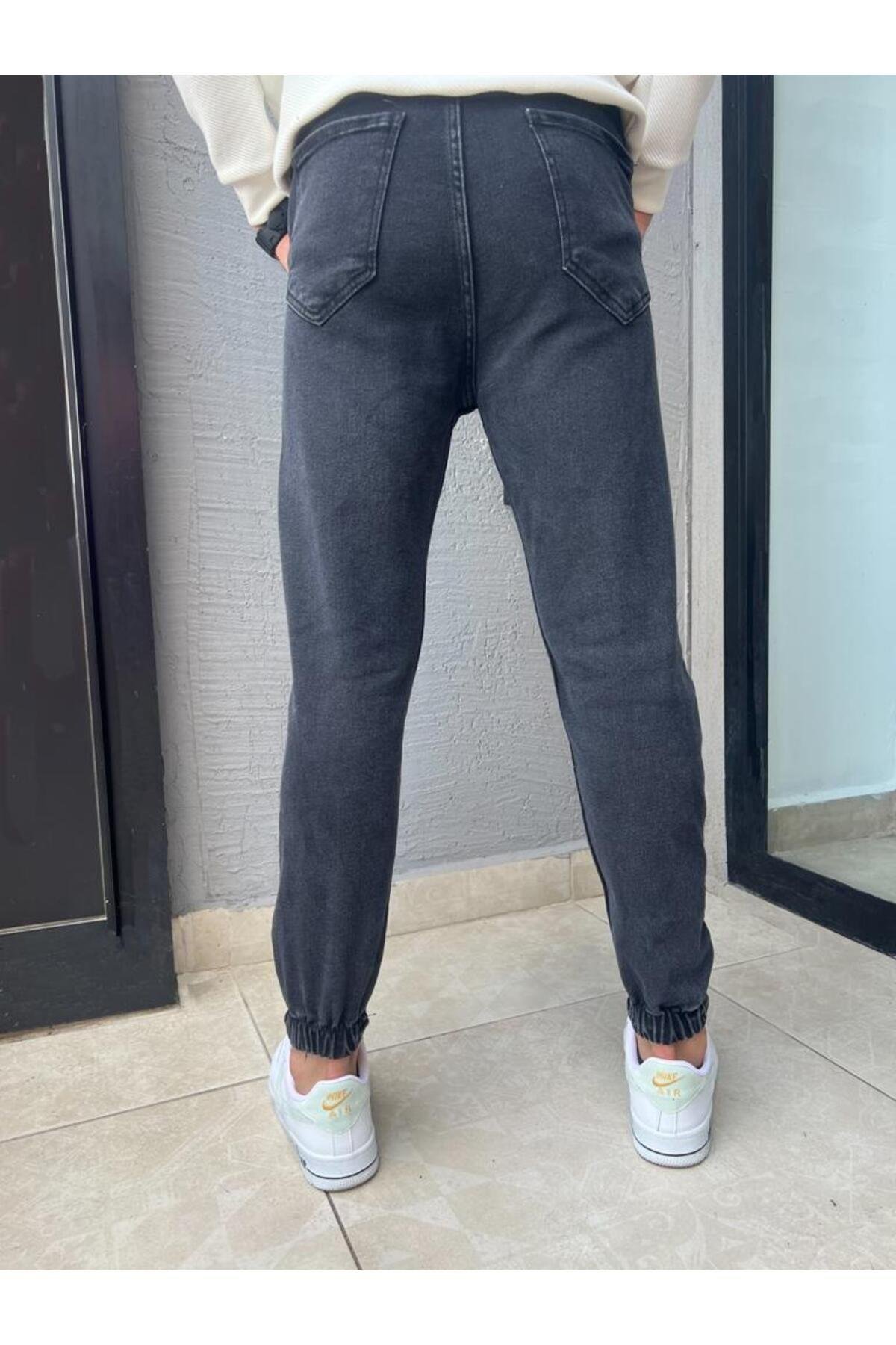 Erkek Esnek Boyfriend Jeans Kot Pantolon