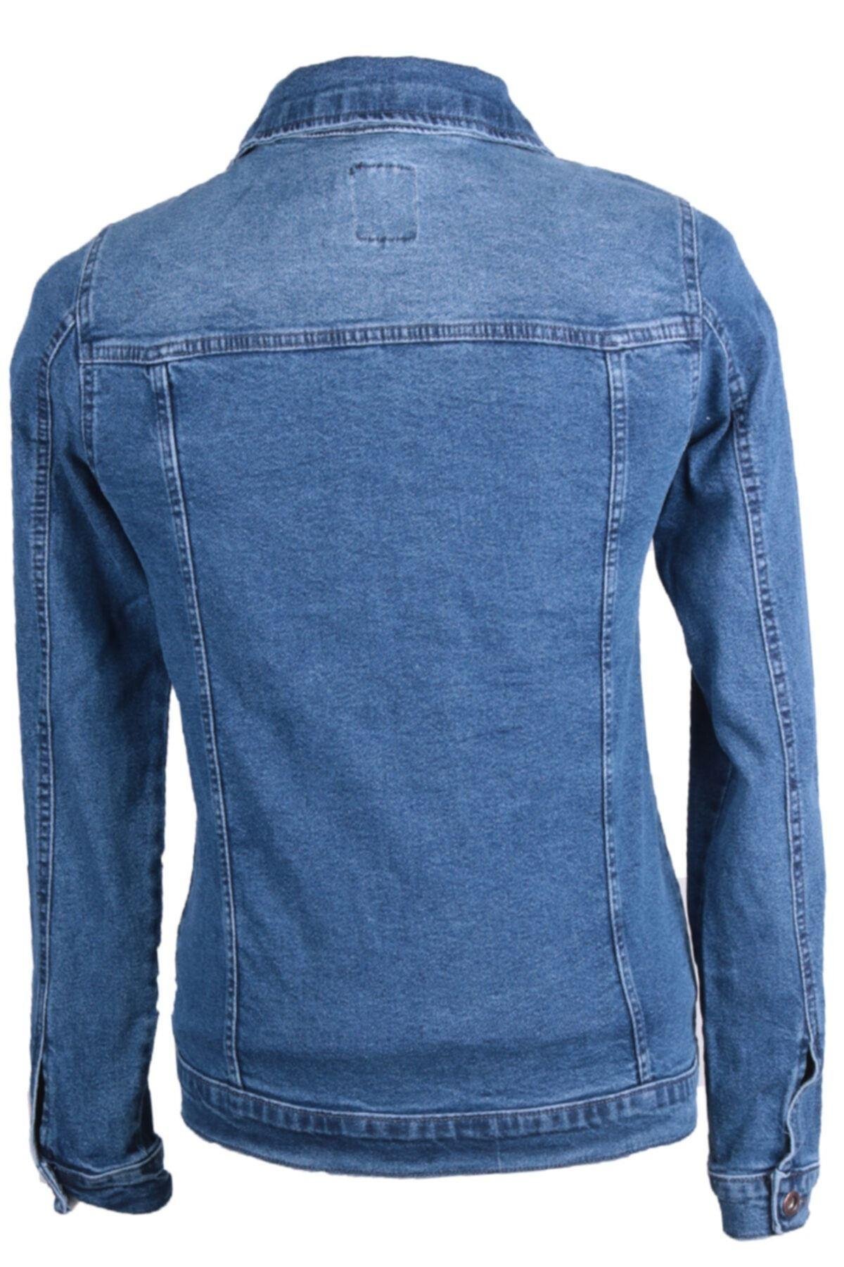 Erkek Kot Ceket Trend Giyim Denim Mont