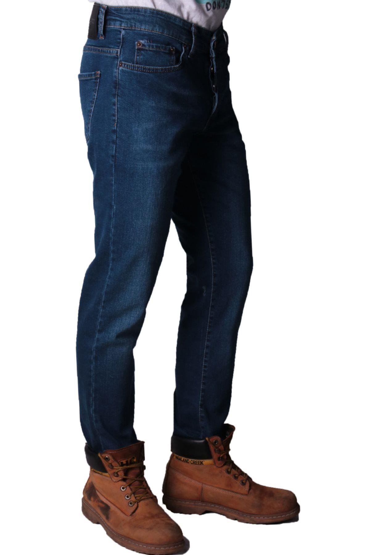 Erkek Koyu Mavi Jean  Vkngsj83267