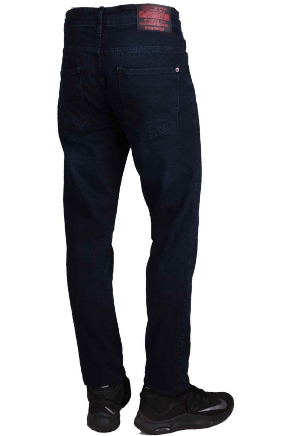 Erkek Lacivert Cepli Jeans