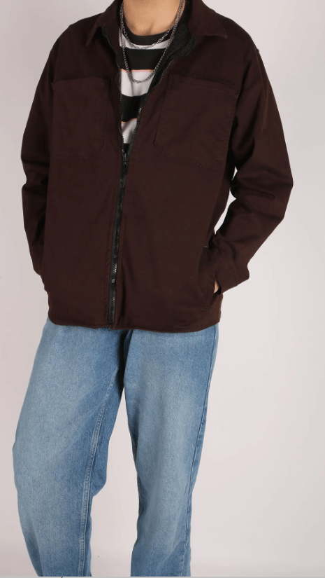Erkek Oversize Kahverengi Ceket