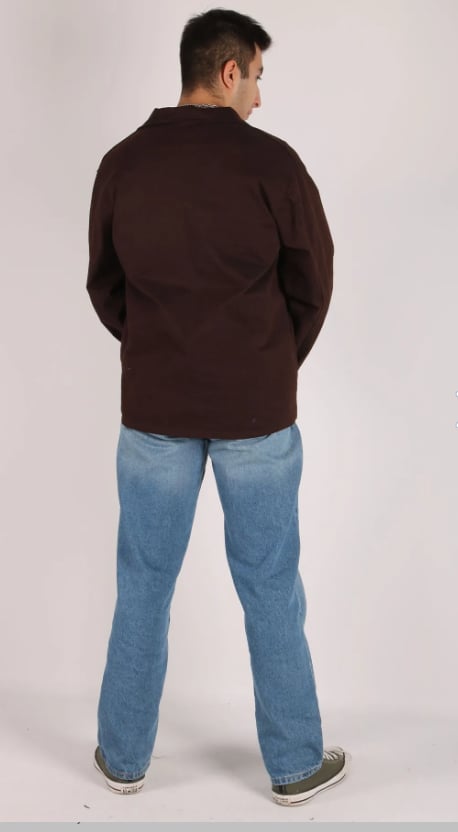 Erkek Oversize Kahverengi Ceket