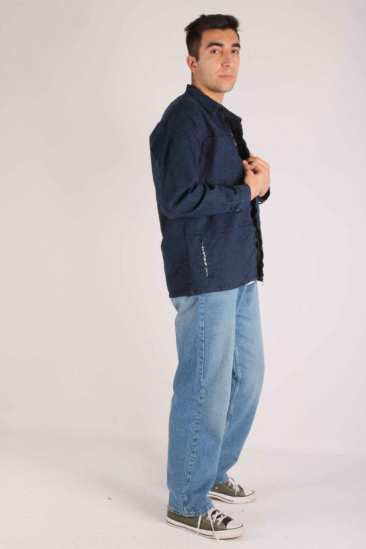 Erkek Oversize Lacivert Ceket