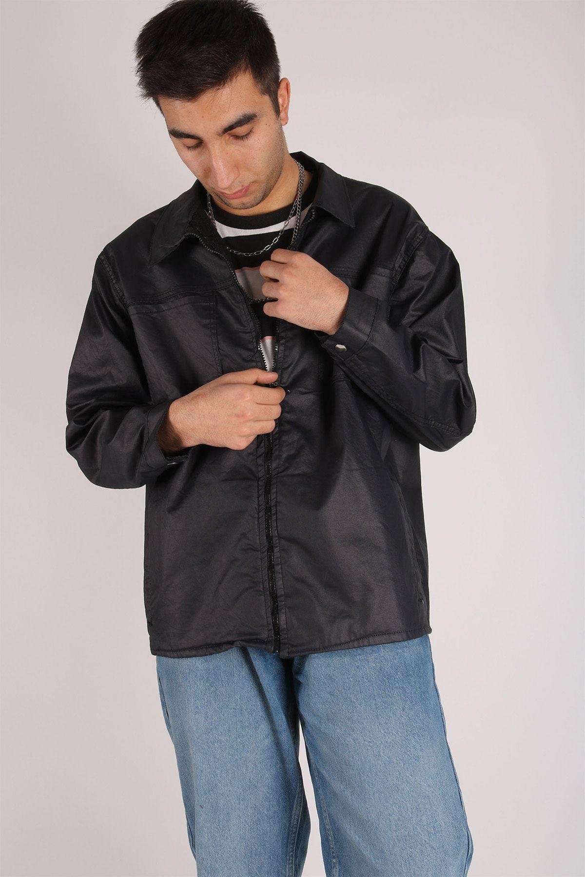 Erkek Oversize Lacivert Ceket