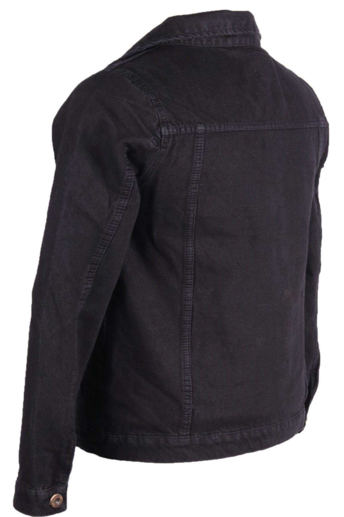 Erkek Siyah Denim Ceket