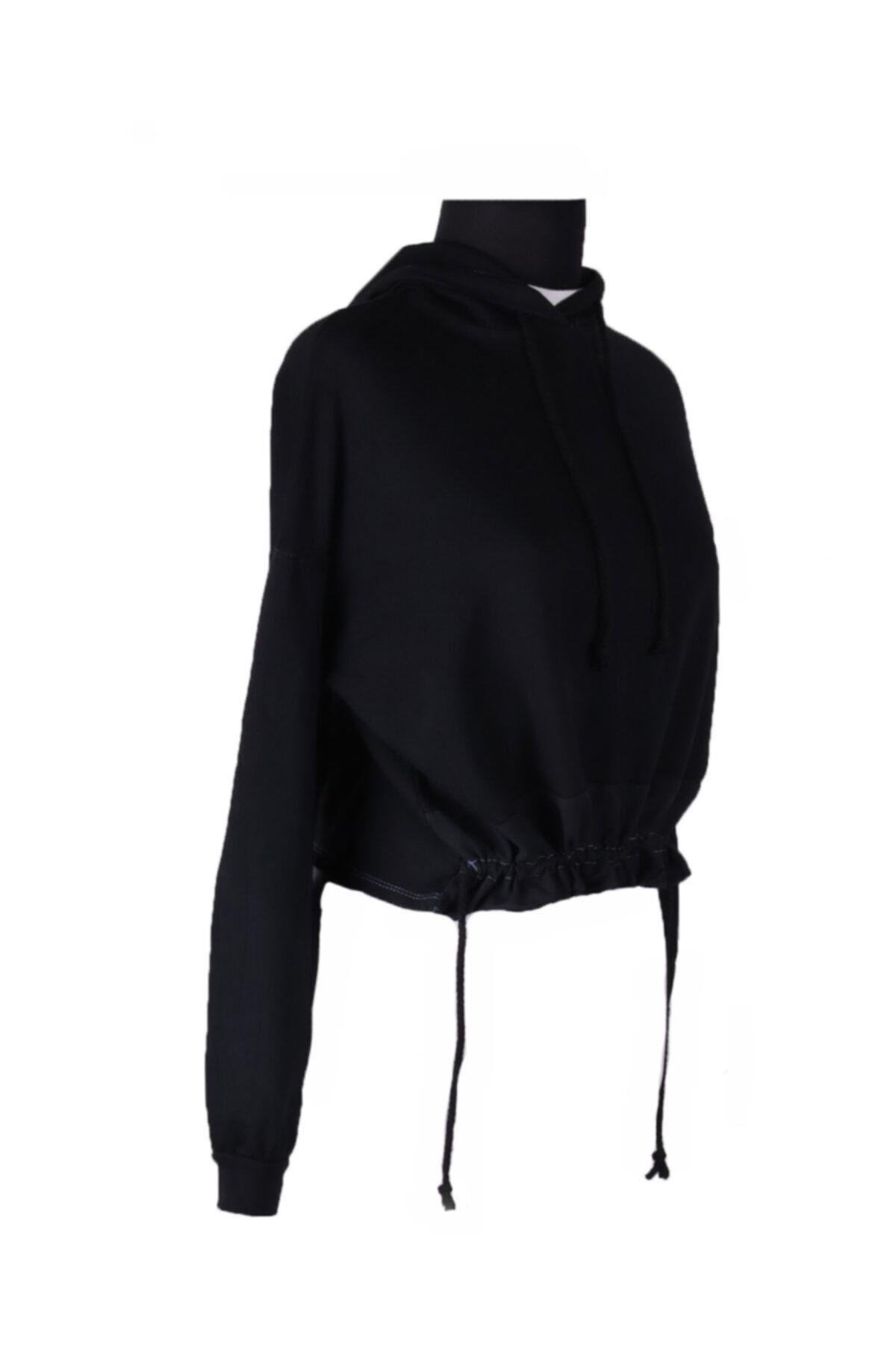 Kadın Kapüşonlu Oversize Sweatshirt