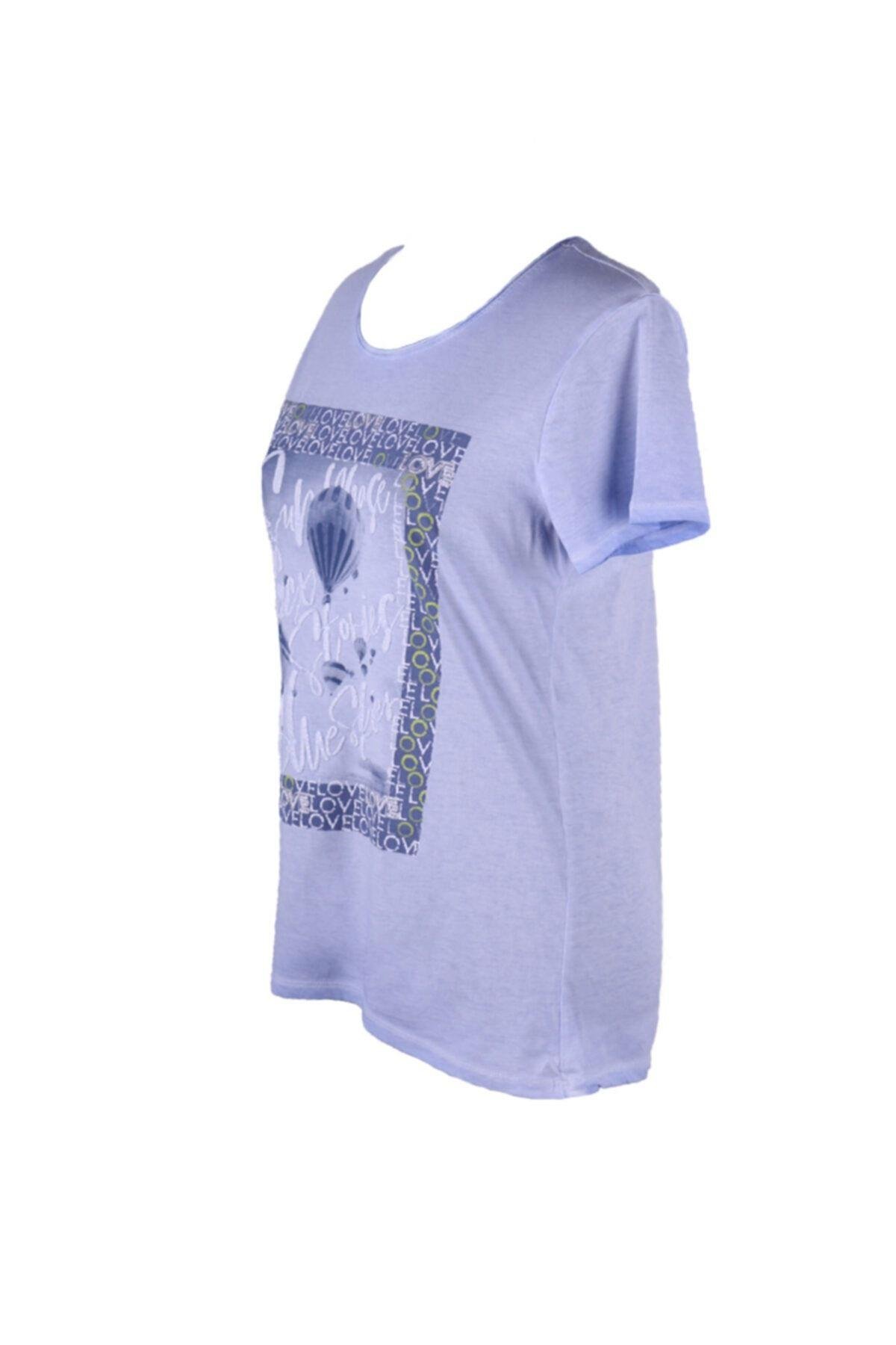 Kadın Mavi Tshirt