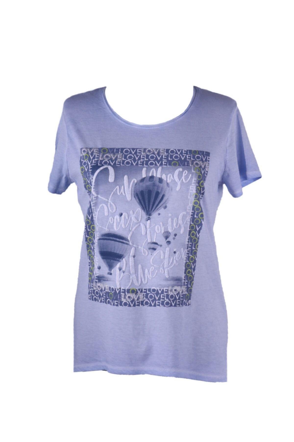 Kadın Mavi Tshirt