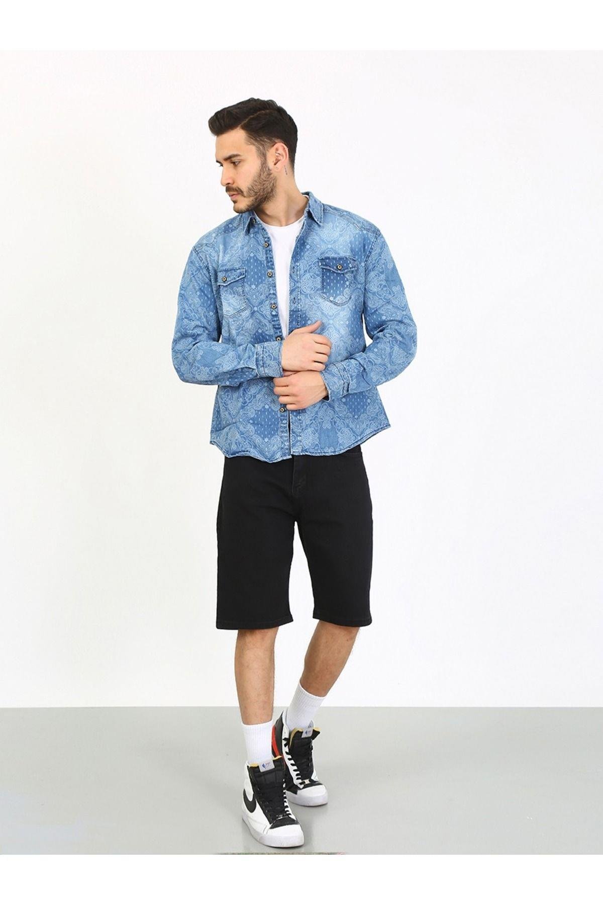Kadın Oversize Kot Ceket Rahat Kalıp Jeans