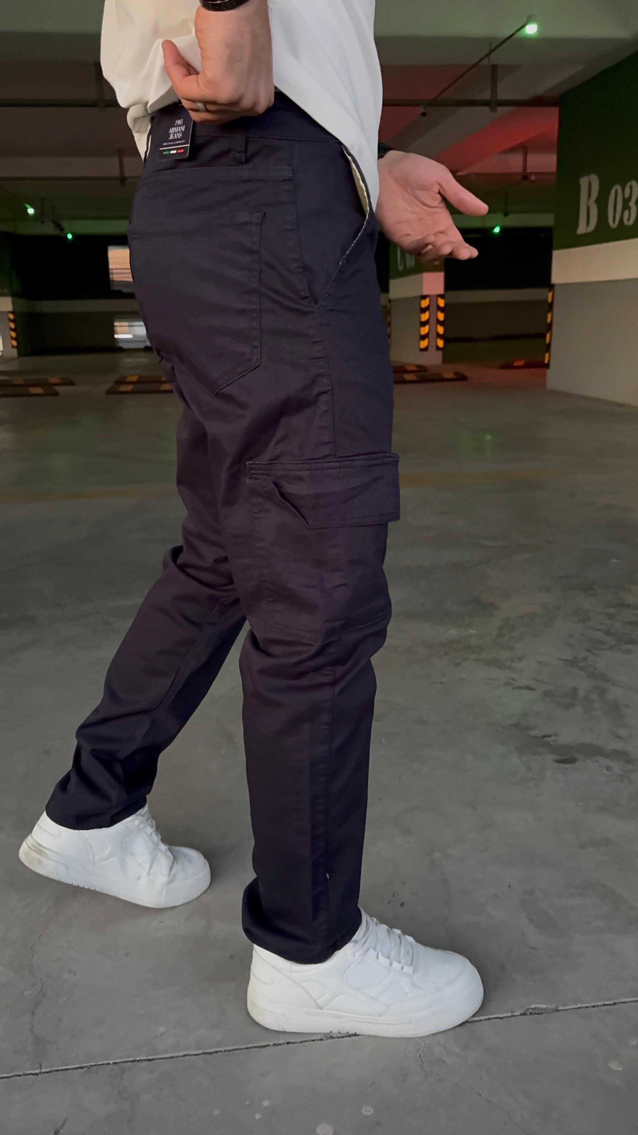 Lacivert kargo baggy
