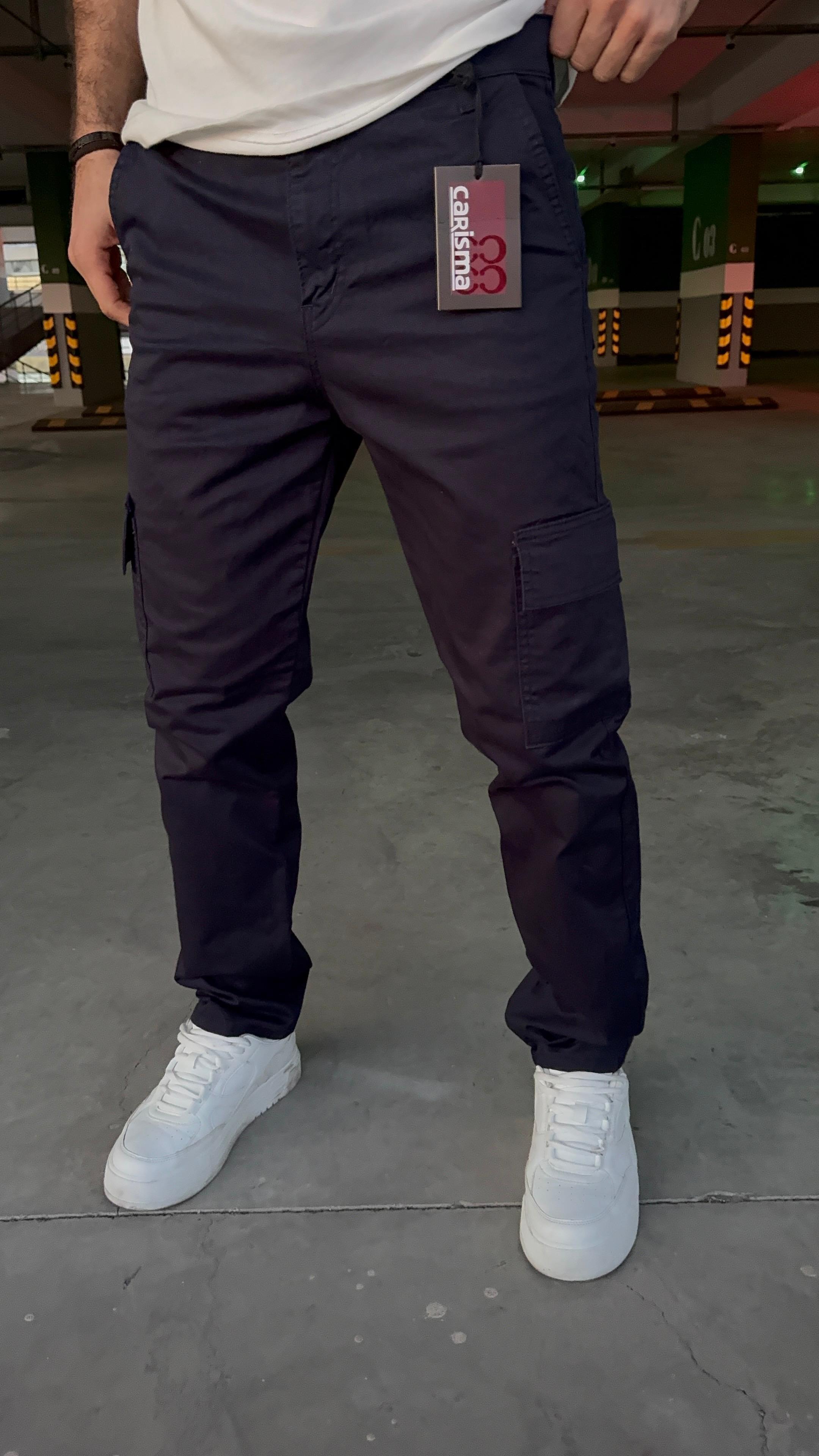 Lacivert kargo baggy