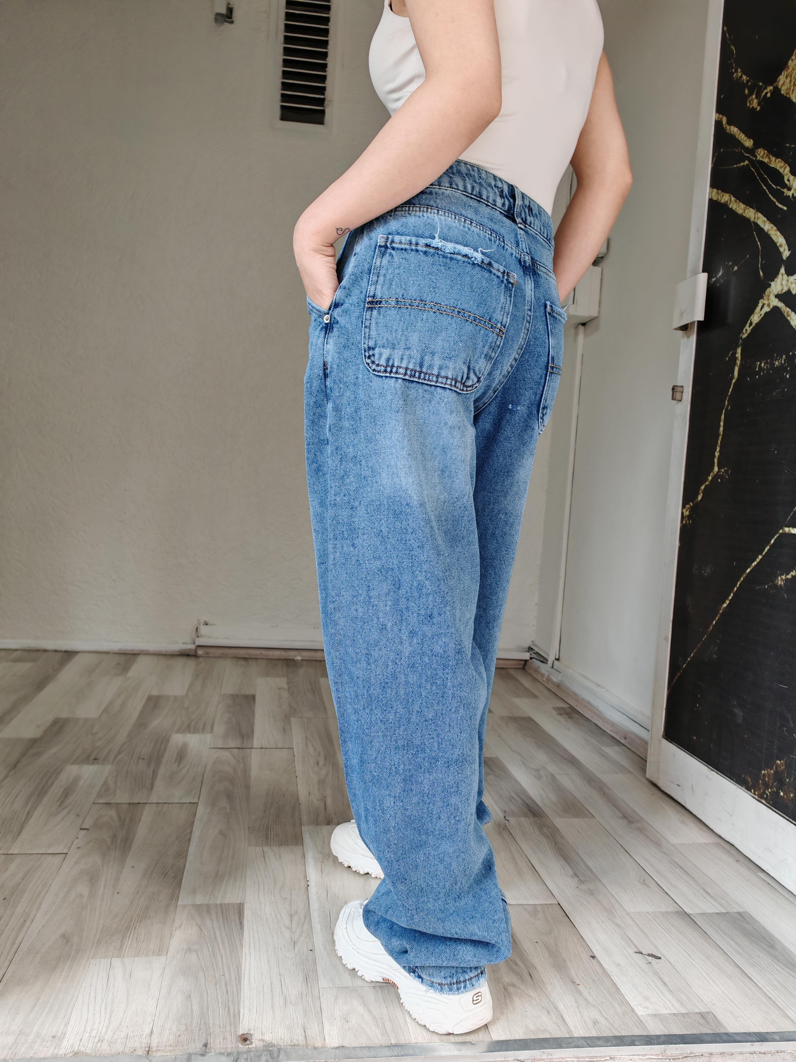 palazzo basic model kadın jean