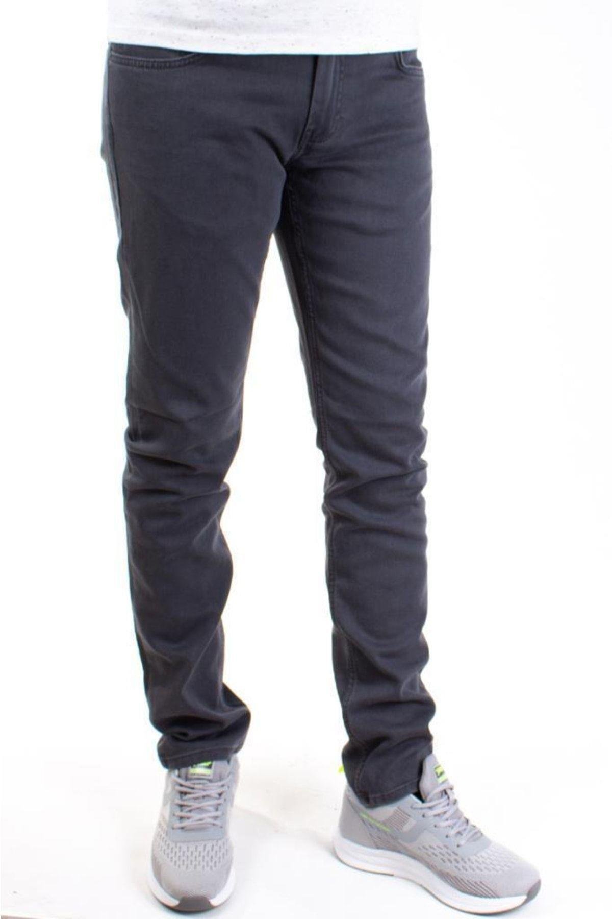 Perm 9133-121 Antrasit Erkek Jeans Pantolon