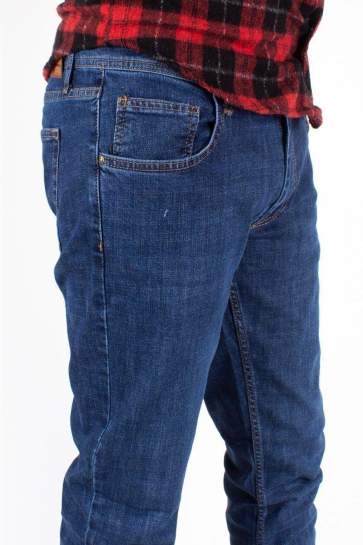 Perm 9133-148 Mavi Erkek Jeans Pantolon