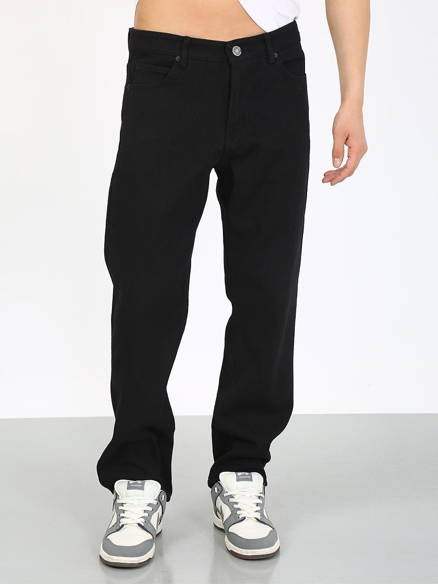 Siyah baggy pantalon