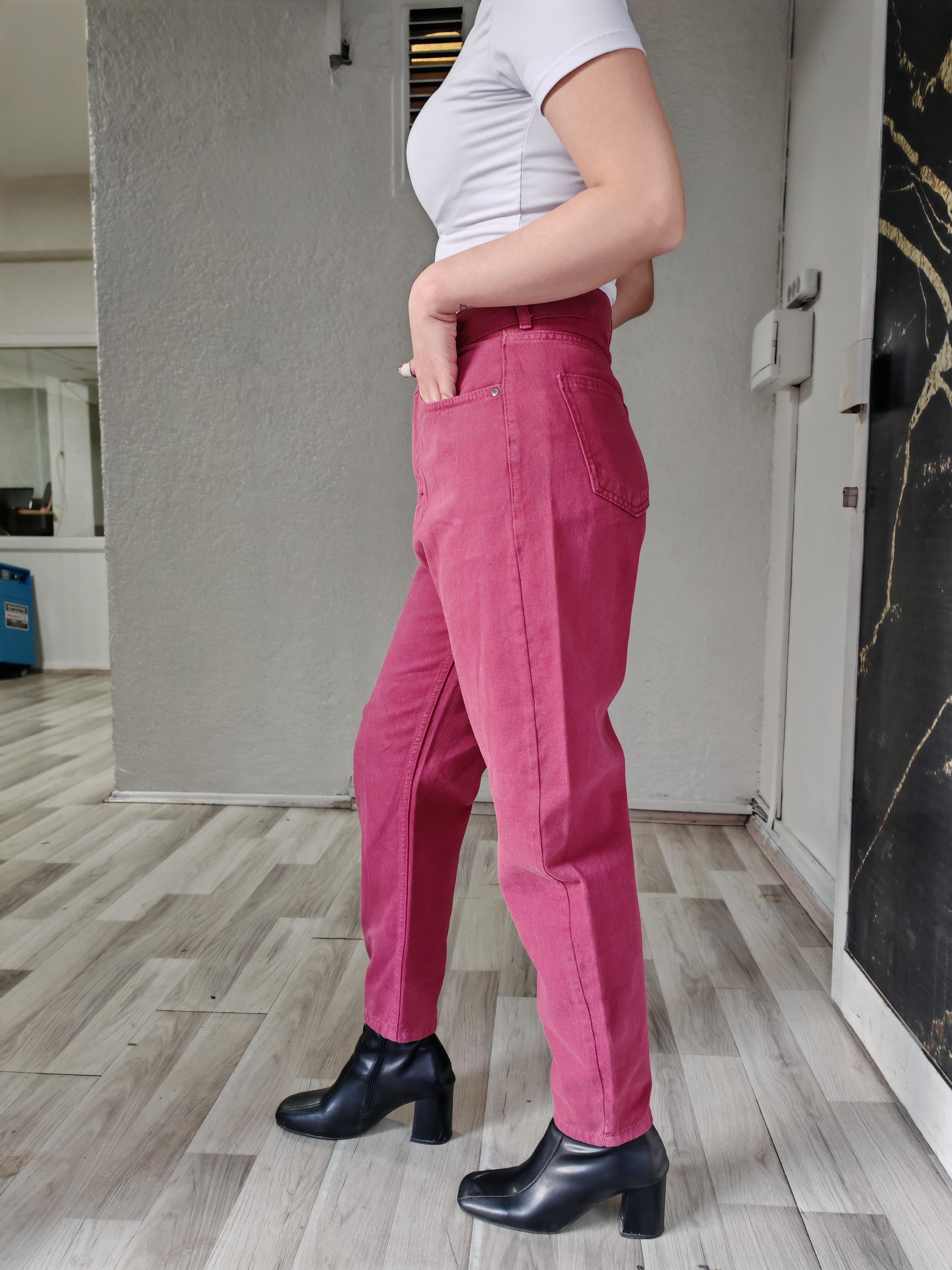 vişne çürügü renk mom jean kadın pantolon