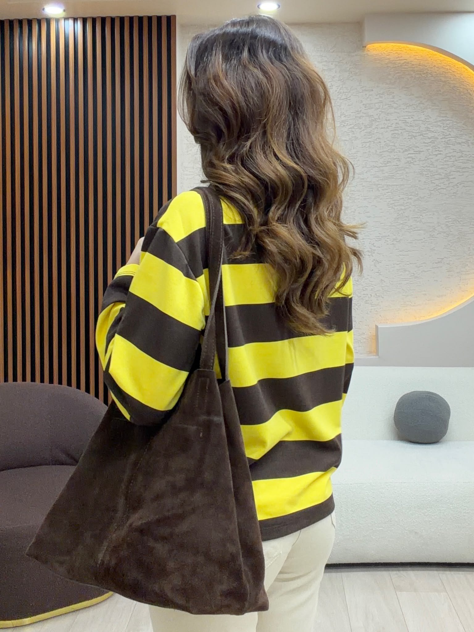 District Çizgili Sweaters NVM-3097