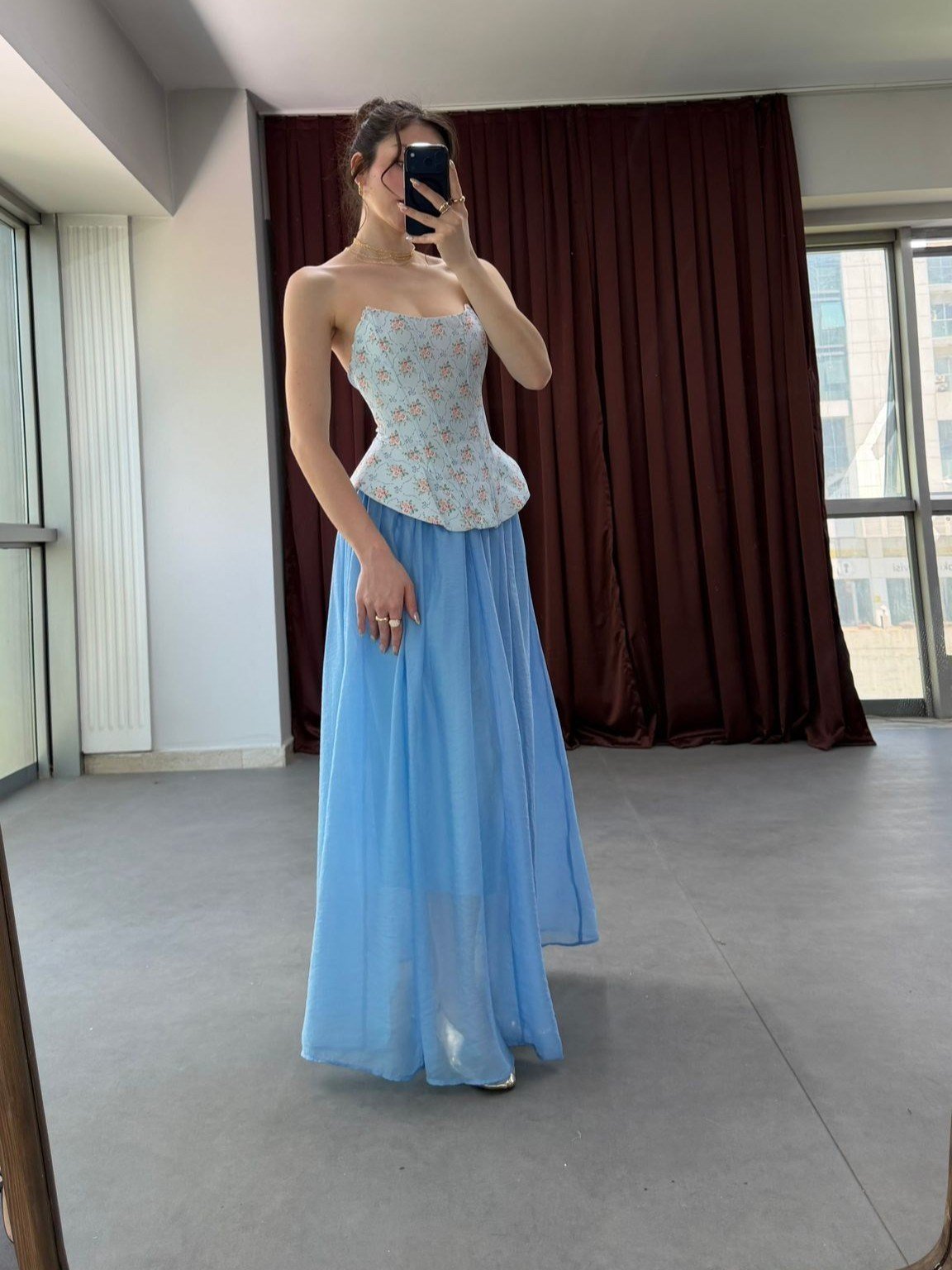 Korsaj Formlu Pinterest Straplez Bluz NVM-20498