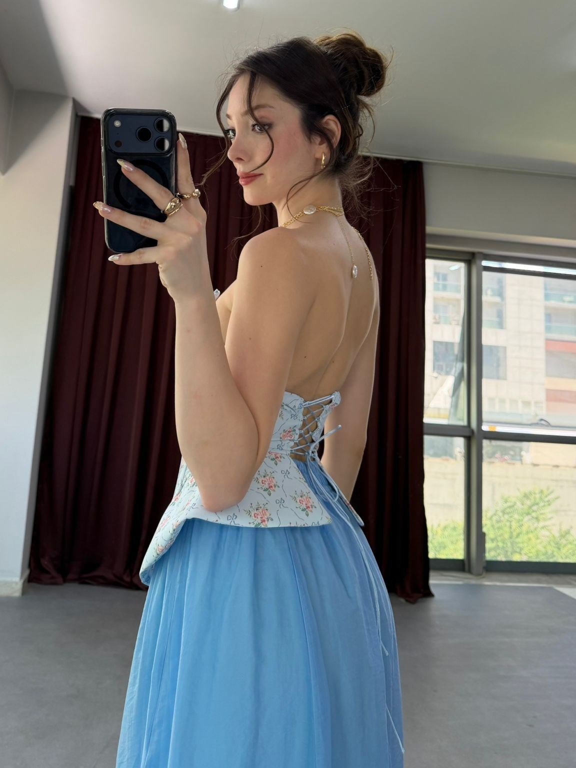 Korsaj Formlu Pinterest Straplez Bluz NVM-20498