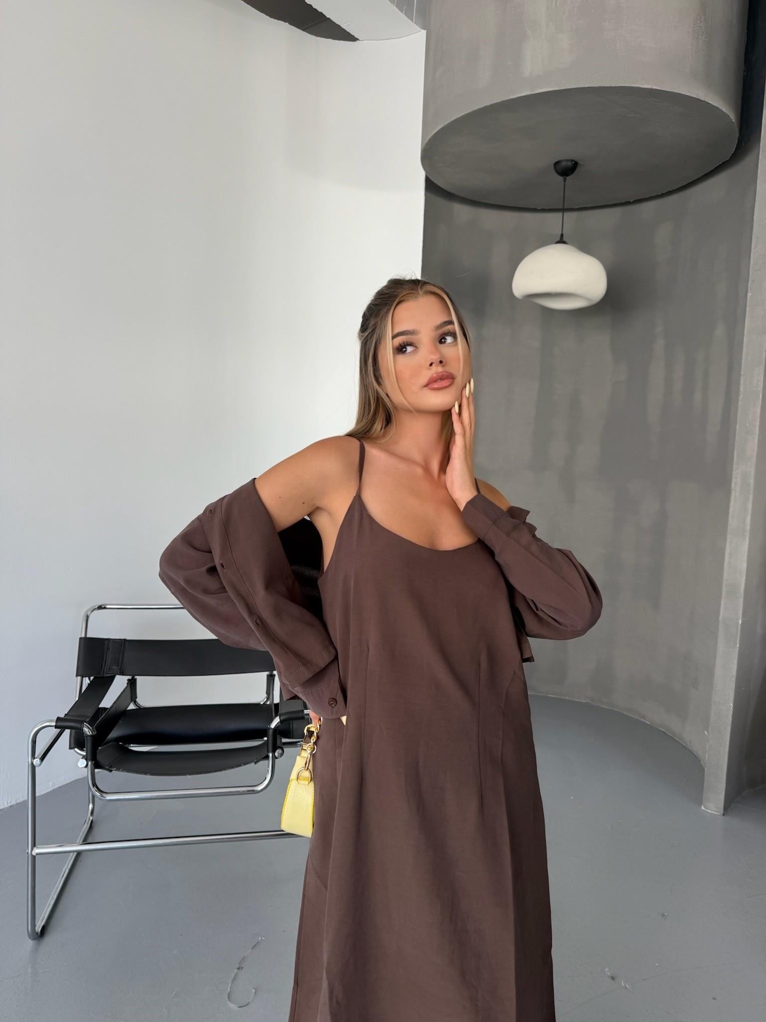 Mango Model Gömlek Elbise 
