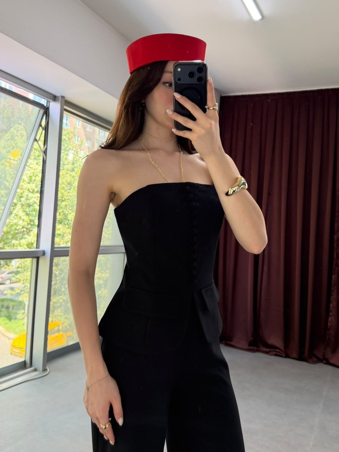 Modern Hat Straplez Alt Üst Takım NVM-6049