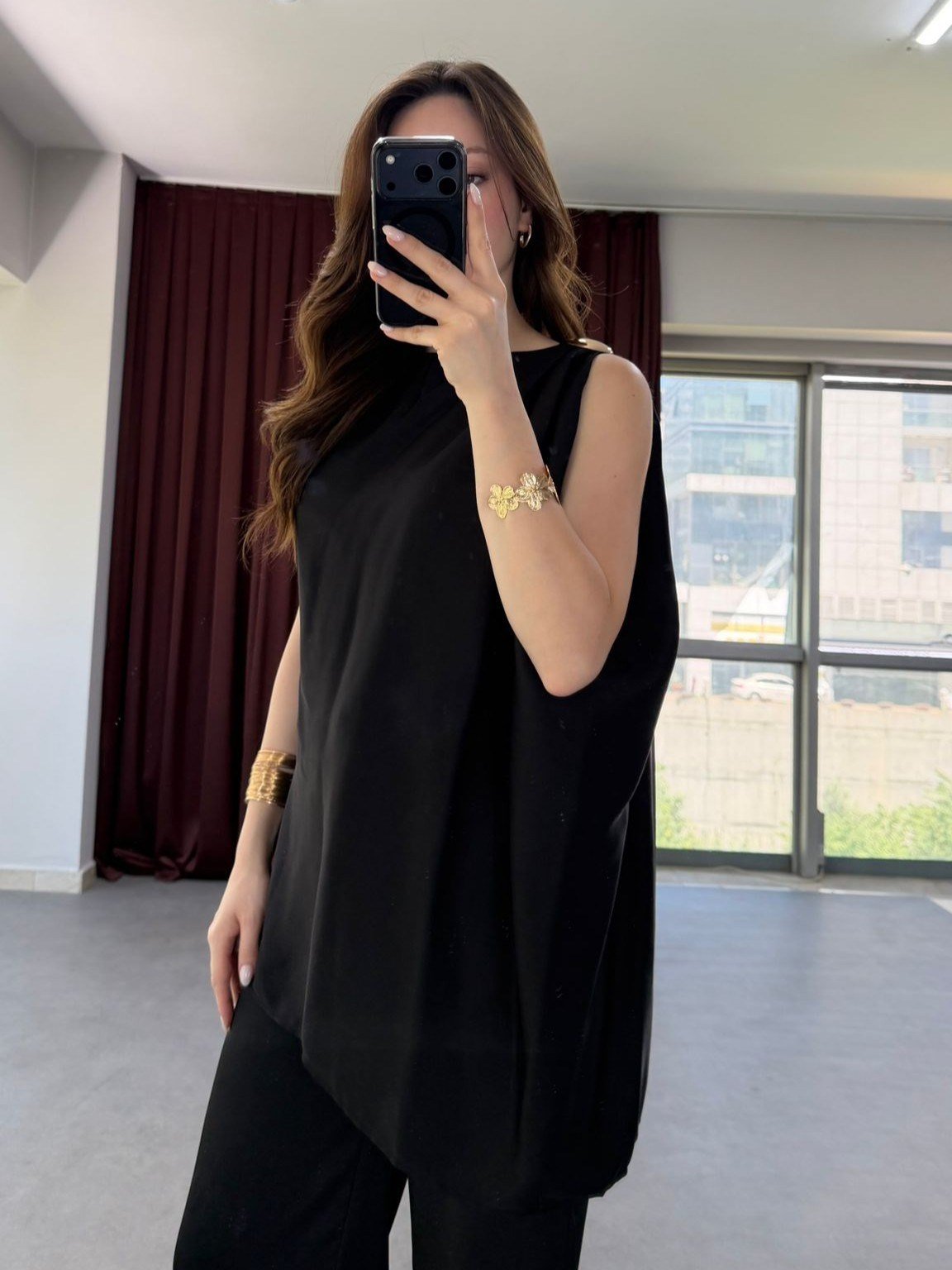 Modern Kesim İkili Saten Takım NVM-261514