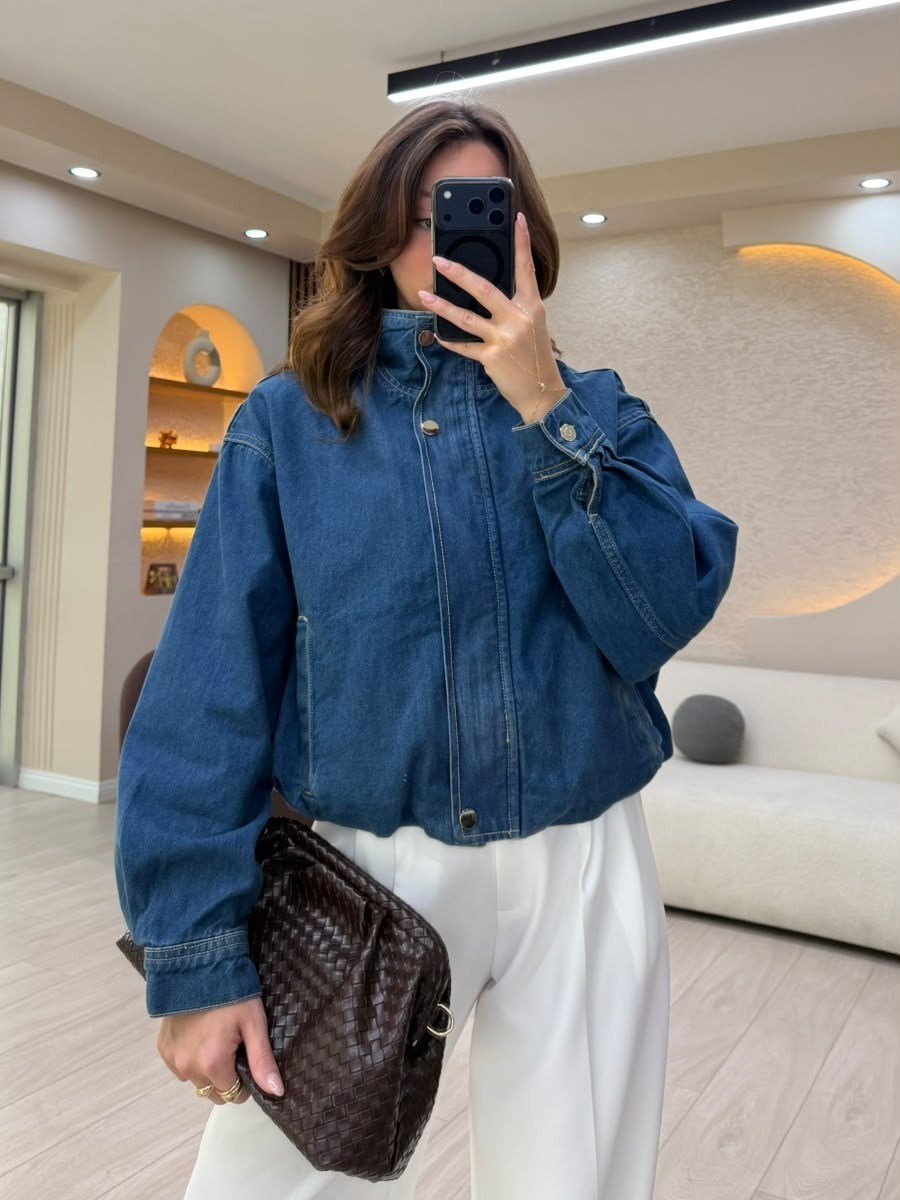 Oversize Denim Ceket NVM-30004