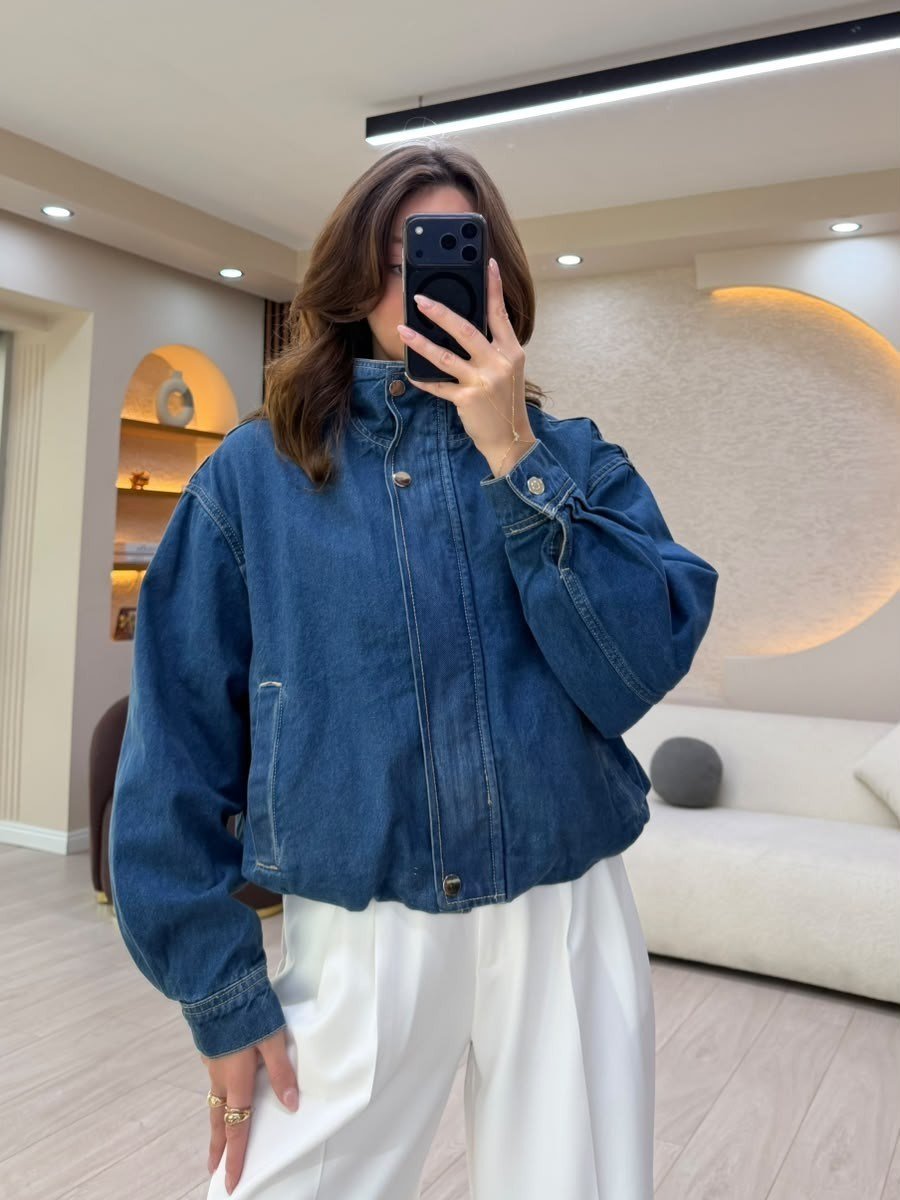 Oversize Denim Ceket NVM-30004