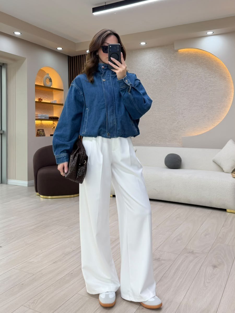 Oversize Denim Ceket NVM-30004