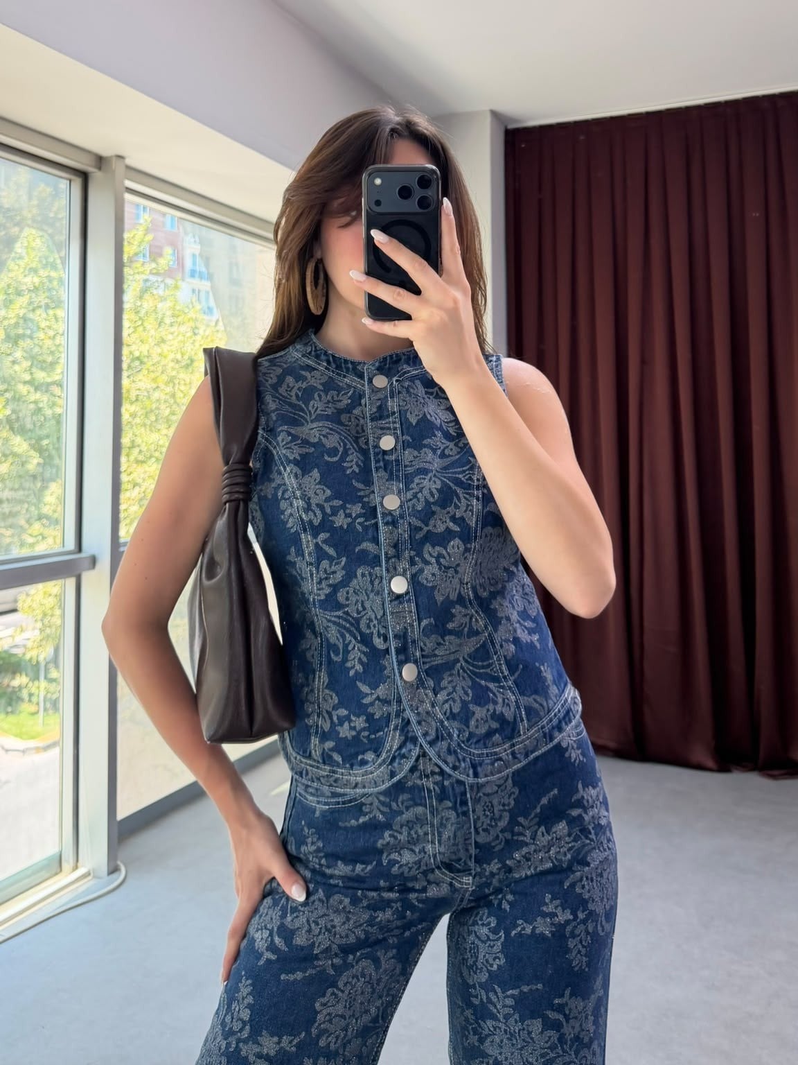 Özel Tasarım Statement Denim Takım NVM-30167
