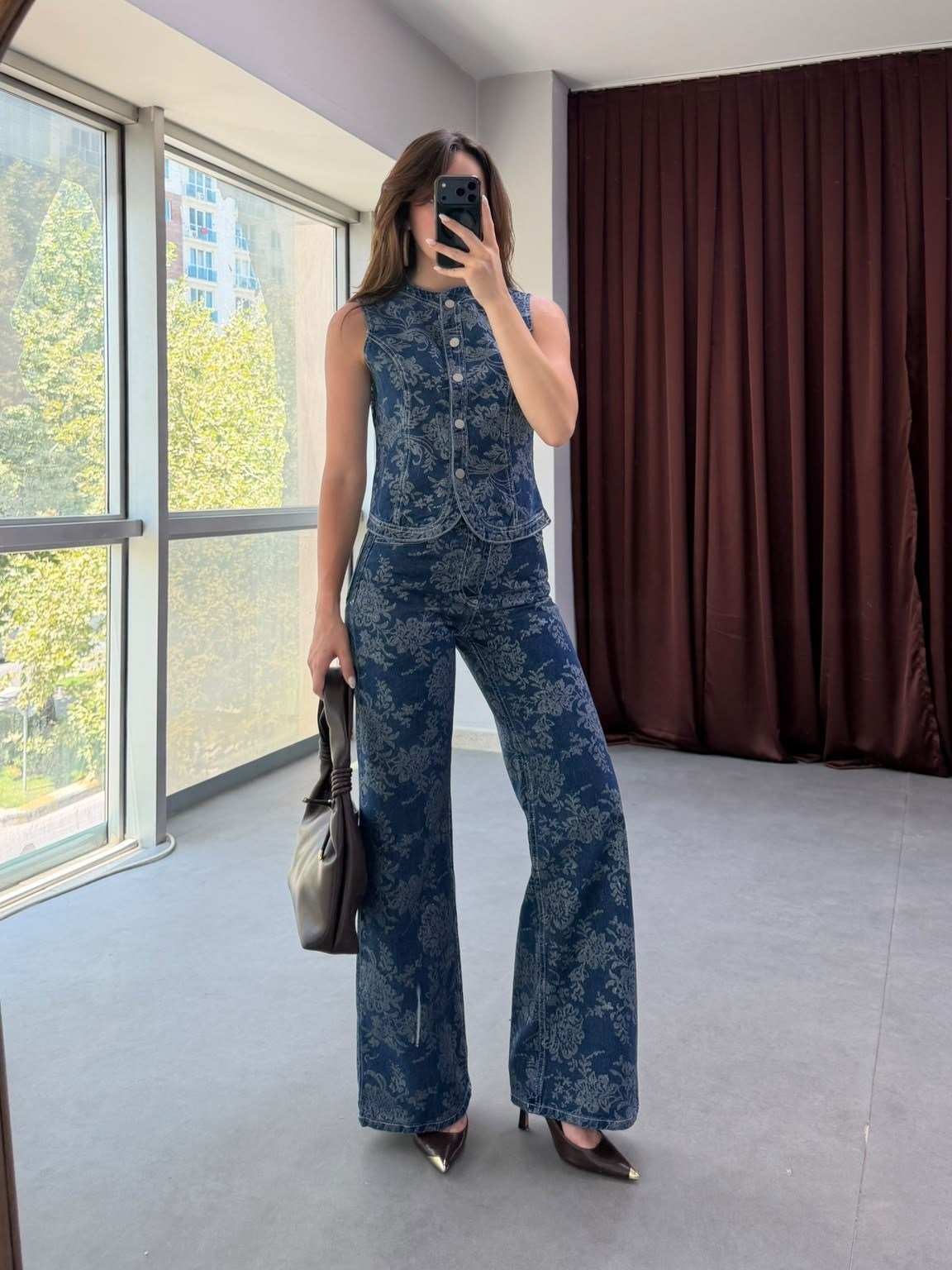 Özel Tasarım Statement Denim Takım NVM-30167