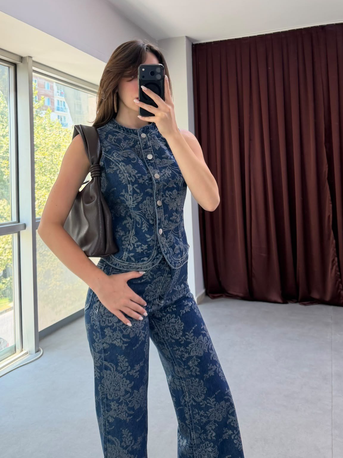 Özel Tasarım Statement Denim Takım NVM-30167