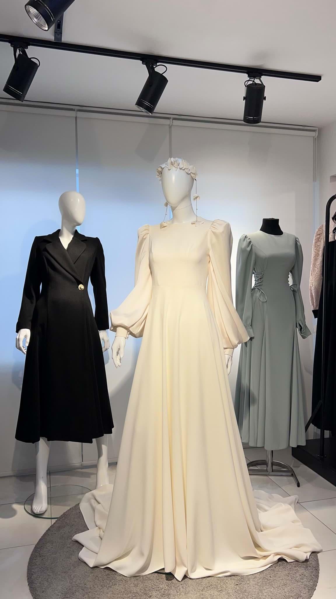 kolları ipek saten Royal bridal 
