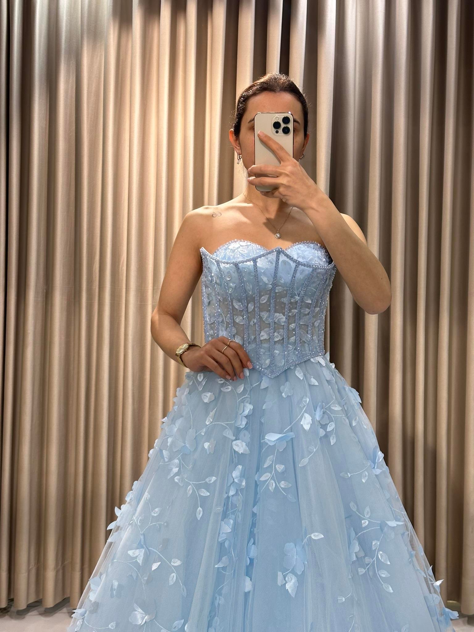 Bebe Mavi Üç Boyutlu Nişanlık 2580 | Kaleiçi Yıldızlar