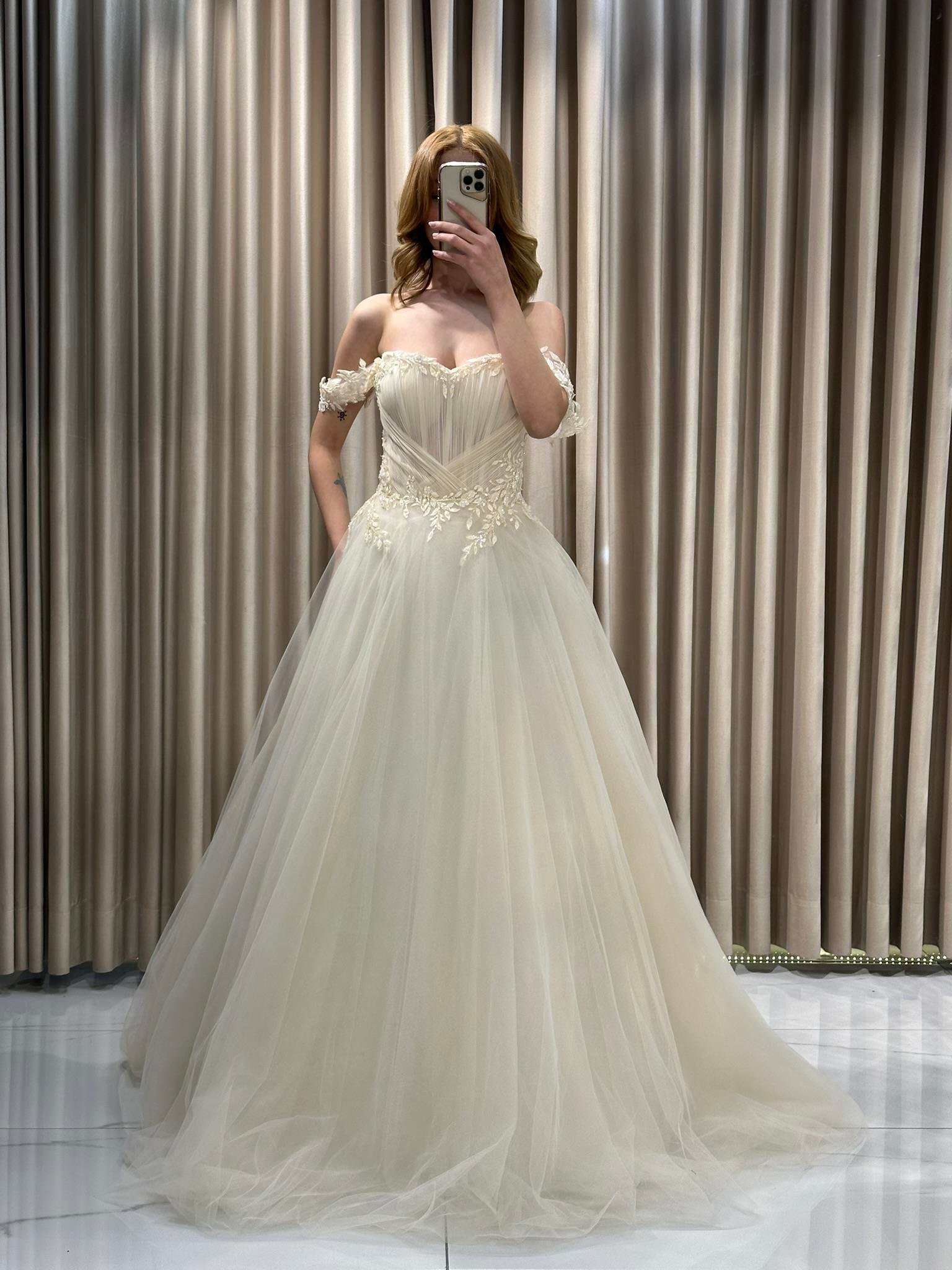 Bej Helen Model Boyutlu Abiye Nişanlık Abiye Elbise | Kaleiçi Yıldızlar
