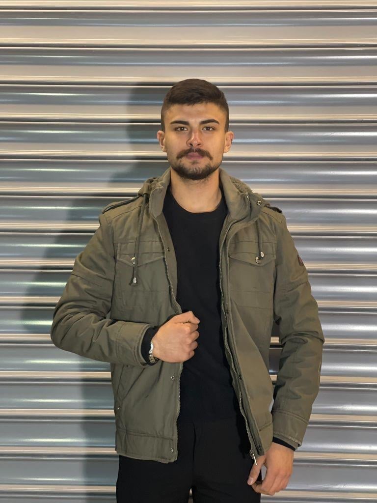 Yıldızlar Erkek Crafter Yıkamalı İçi Kürklü Kaban Mont Yge5456 5456