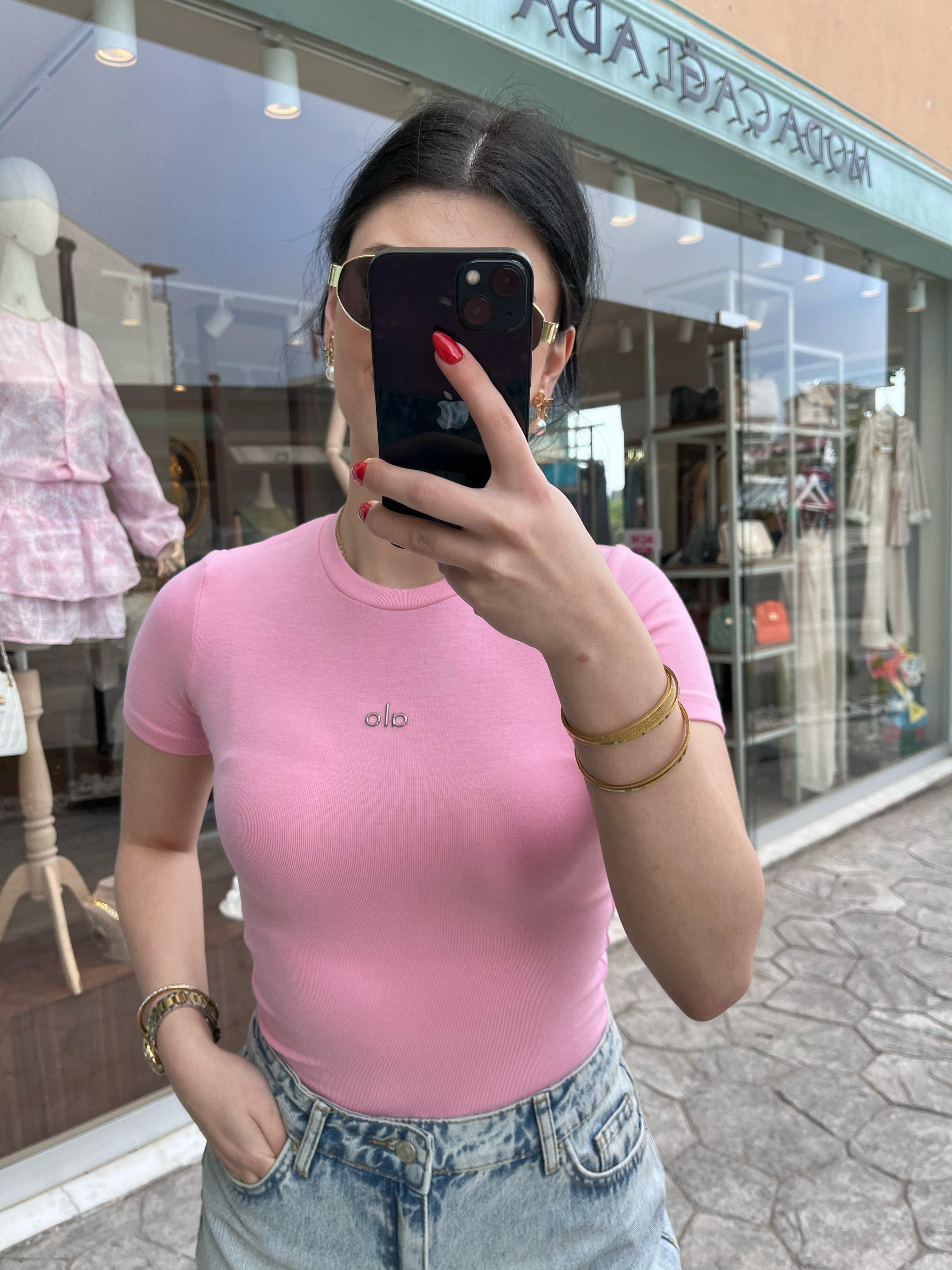 Alo Pembe Tişört