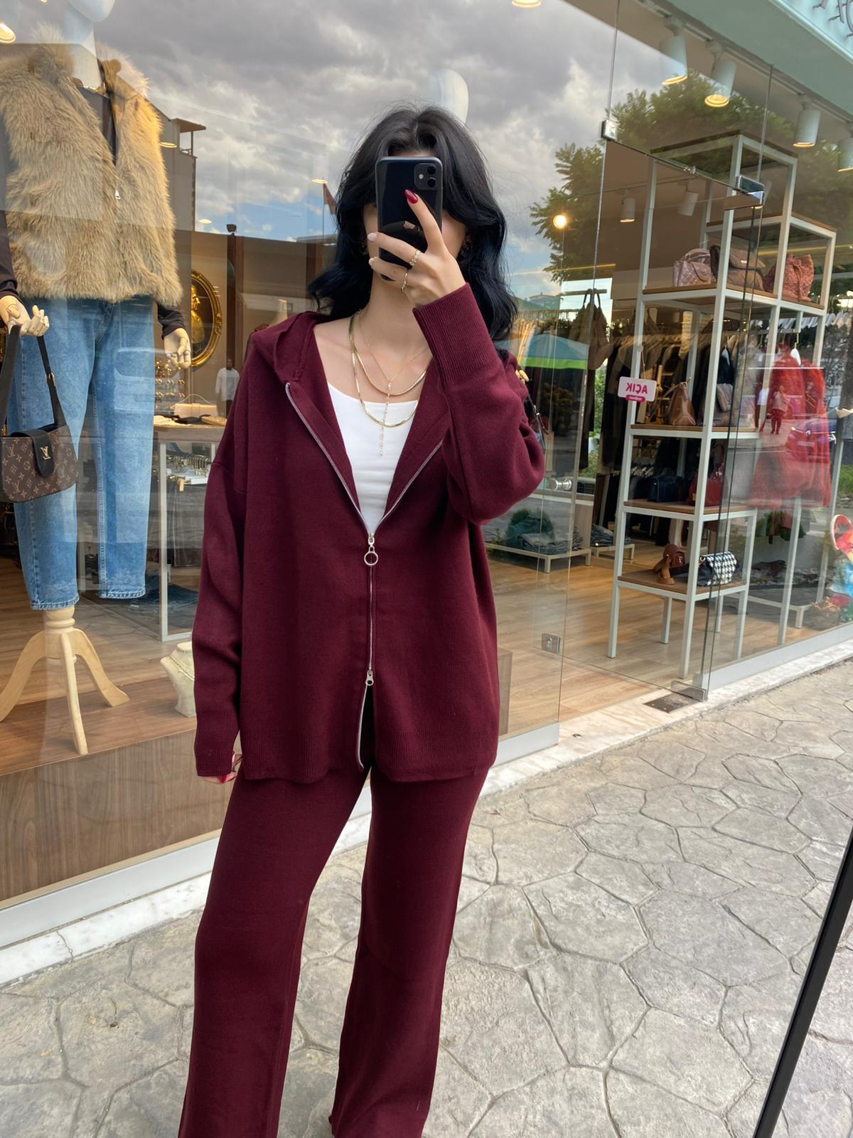 Bordo Triko Takım