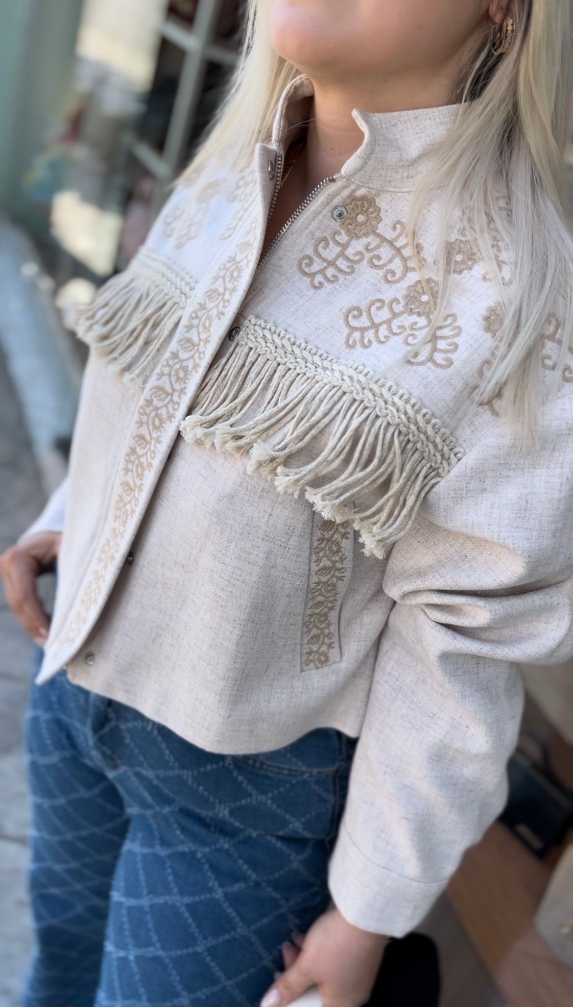Tasarım Crop Ceket