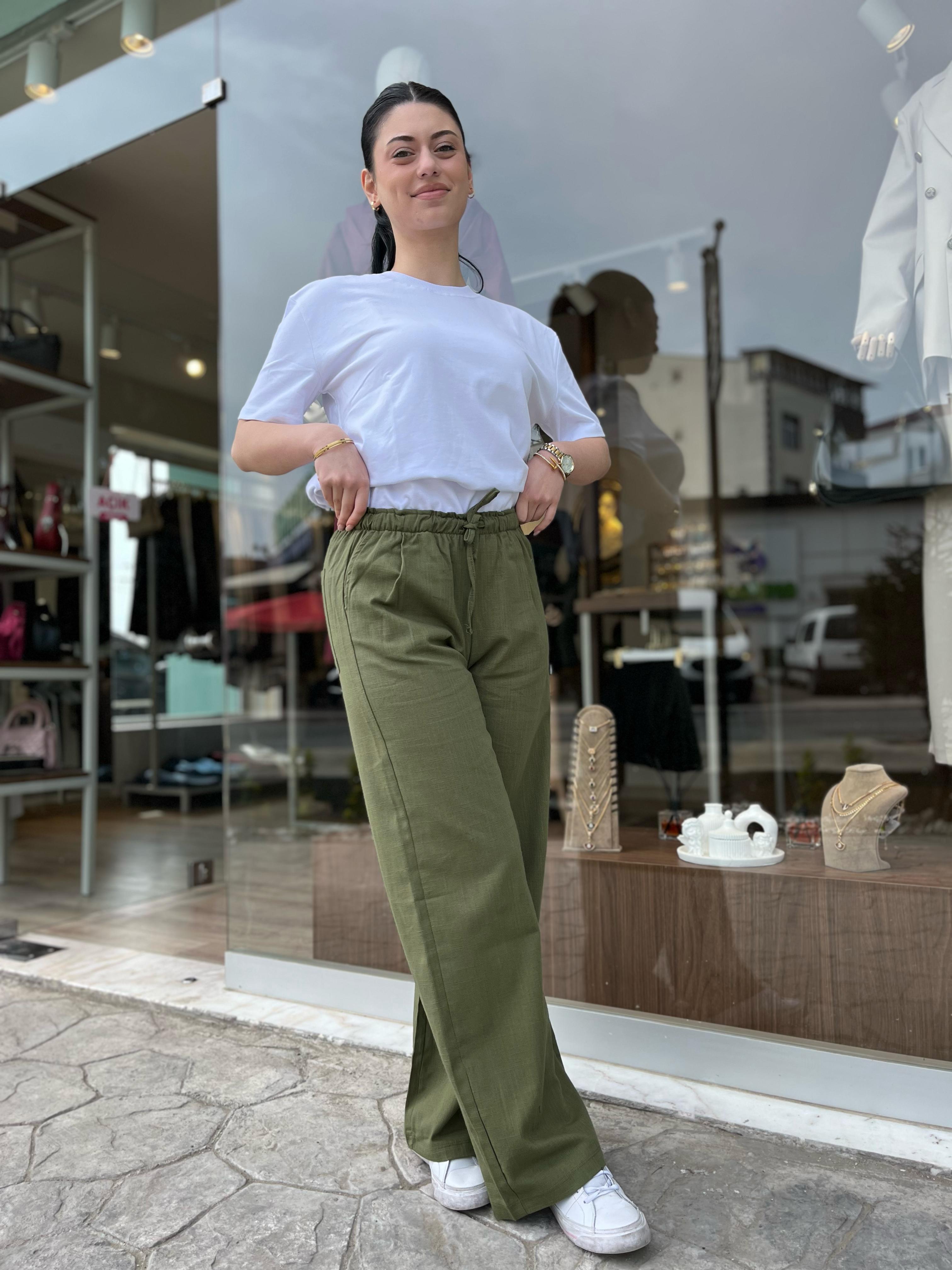 Yeşil Koton Pantolon