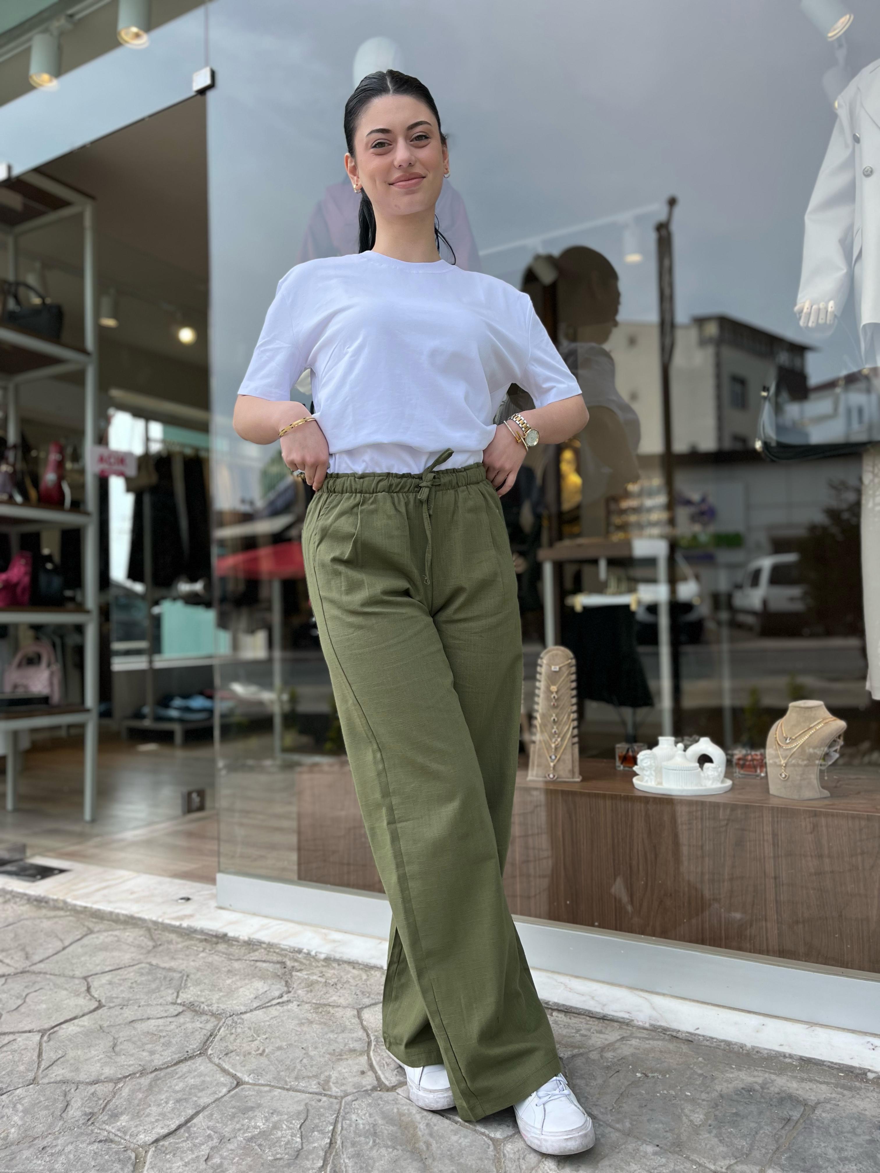 Yeşil Koton Pantolon