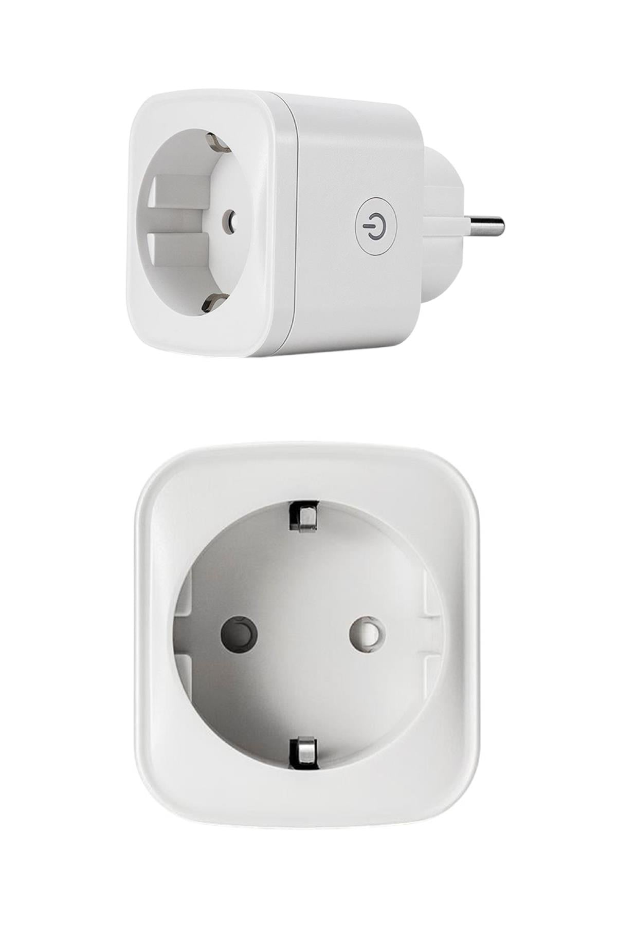 16A Akım Korumalı WiFi Akıllı Priz SmartLife Uyumlu Android iOS Telefon Kontrollü Enerji Takipli