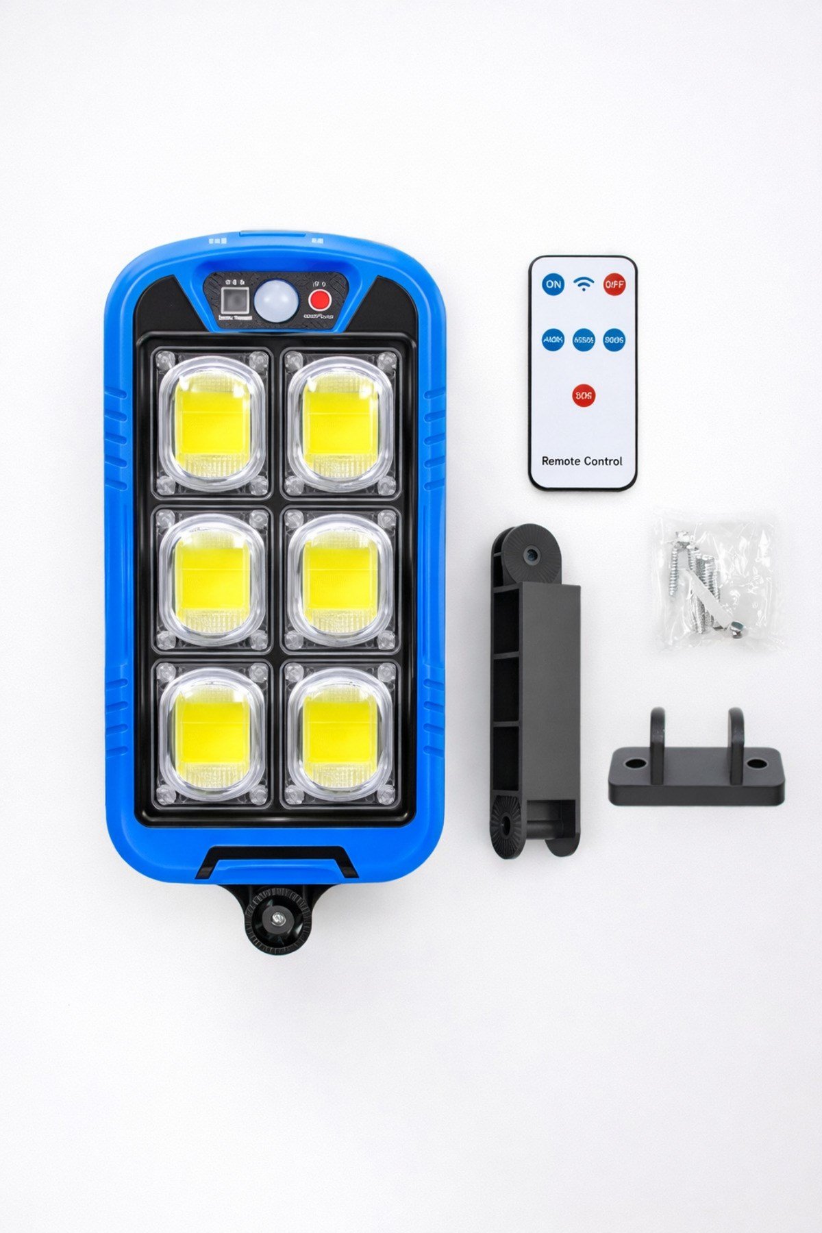 50 COB Led Solar Lamba Hareket Sensörlü Duvar Aydınlatma 3 Modlu IP65 Solar Lamba