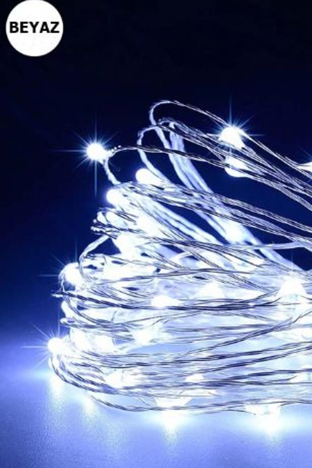 Yılbaşı Ağacı Işığı Yeni Yıl Peri Led Işık Dekoratif Aydınlatma 2 Metre 3 Modlu Piller DAHİLDİR.