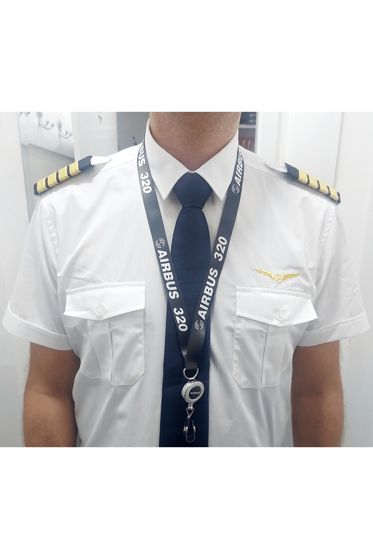 Airbus 320 Logo Baskılı Boyun İpi , Lanyard