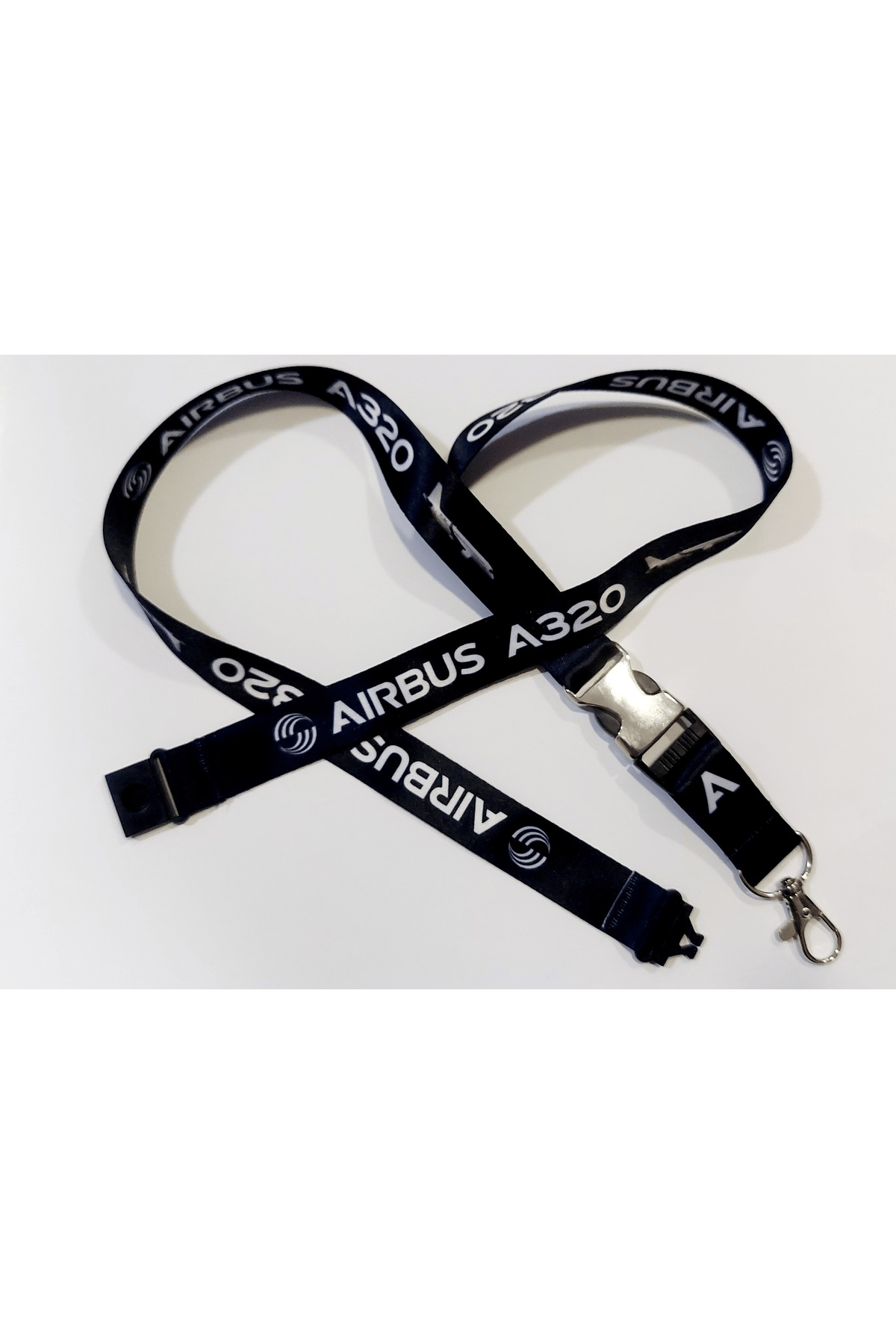 Airbus 320 Uçak Baskılı Boyun İpi