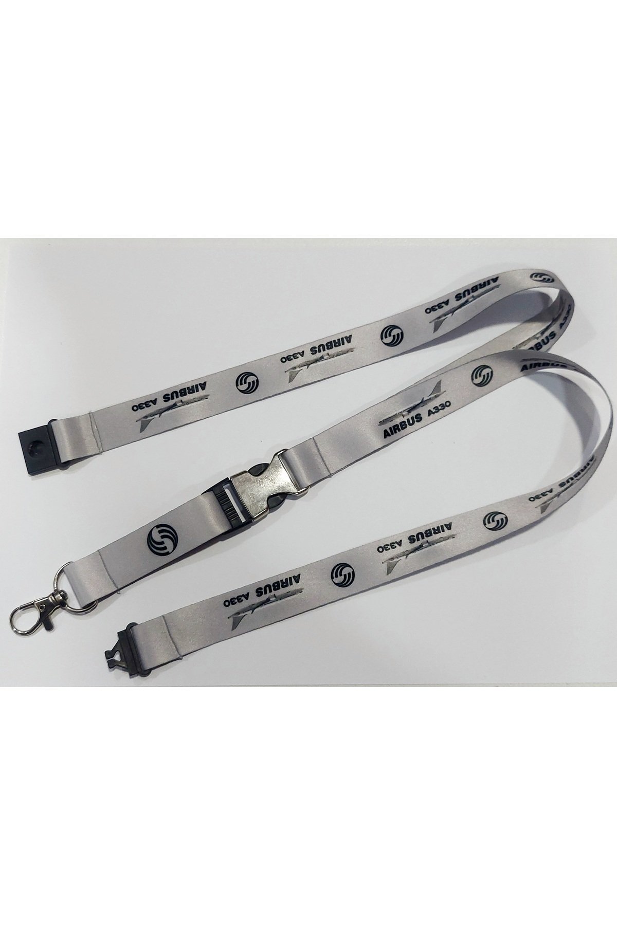 Airbus 330 Uçak Baskılı Boyun İpi , Lanyard